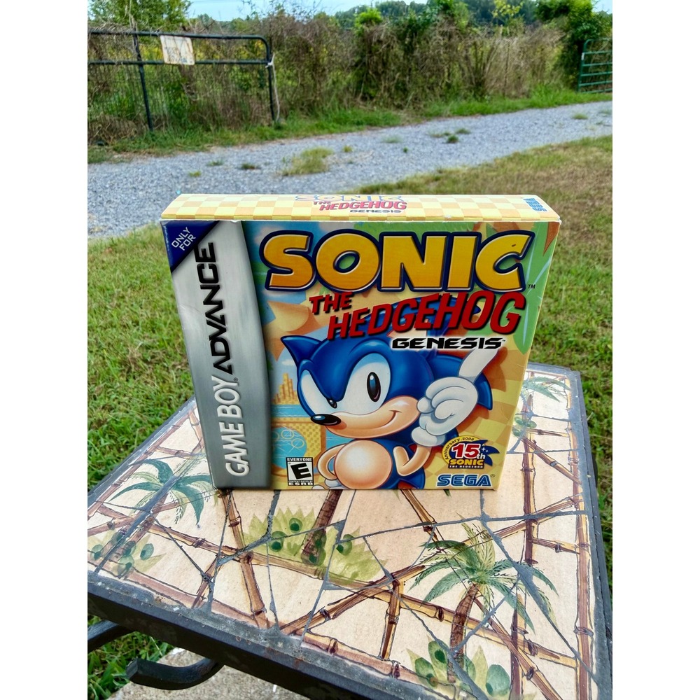 Sonic The Hedgehog Genesis Nintendo Game Boy Advance GBA CIB